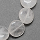 Natürlichen Rosenquarz Perlenstränge X-G-S110-27-1