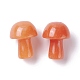 Натуральный красный авантюриновый гриб гуаша камень G-D456-26K-2