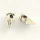 Tibetan Style Zinc Alloy Cone/Spike/Pendulum Charms TIBEP-R332-53-1