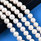 Fili di perle di perle d'acqua dolce coltivate naturali PEAR-N016-09C-2