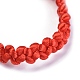 Bracelets de corde tressée de fil de nylon BJEW-JB04339-02-2