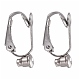 304 accessoires de convertisseurs de boucles d'oreilles à clips en acier inoxydable STAS-O110-20P-1