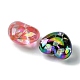 Placage uv perles acryliques transparentes OACR-B017-01-2