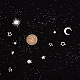 Yilisi kit fai da te per la creazione di orecchini a goccia con luna e stella DIY-YS0001-35-6