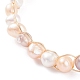 Natural Cultured Freshwater Pearl Beaded Bracelets for Women BJEW-JB07724-02-4