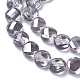 Chapelets de perles en verre électroplaqué EGLA-J149-B-PL01-3