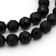 Brins de perles d'onyx noir X-GSF10mmC097-2