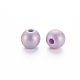 Perles acryliques opaques peintes à la bombe ACRP-S679-B33-3