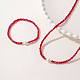 Stretch-Armbänder und Perlenketten aus Glasperlen SS0956-1-2