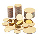 Ph pandhall 120 pièces miroirs ronds dorés pour l'artisanat DIY-PH0013-25-1