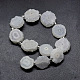 Fili di perle di cristallo di quarzo naturale druzy G-F582-A15-2