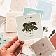Globleland-sellos transparentes de mariposas para decoración de álbumes de recortes DIY-WH0167-57-0314-3