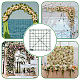 Künstliche Blumenreihen aus Kunststoff für die Hochzeit AJEW-WH0332-75-6