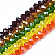 Electroplate Glass Beads Strands EGLA-A034-T8mm-B-2