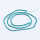 Brins de perles de magnésite naturelle TURQ-L028-01-2