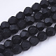 Spray Painted Non-magnetic Synthetic Hematite Beads Strands G-T124-14-3