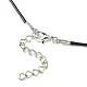 Halskette mit Anhänger aus Legierungsharz für Damen NJEW-JN04563-5