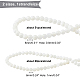 Chgcraft 2 fili 2 fili di perline di conchiglia a spirale naturali in stile SSHEL-CA0001-02-2