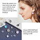 UNICRAFTALE 30pcs Leverback Earring with 30pcs Cabochons Stainless Steel Lever Back Earring Base Round Earring Blanks with 16mm Glass Cabochons Settings for DIY Jewelry Making STAS-UN0006-19P-2