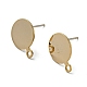 Brass Stud Earring Findings FIND-R144-12G-1