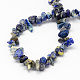 Lapis-lazuli naturelles brins pierre de perles X-G-R192-13-2