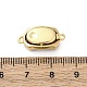 Прямоугольные латунные застежки-коробочки KK-P291-48G-02-3