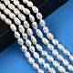 Fili di perle di perle d'acqua dolce coltivate naturali X-PEAR-N012-05D-6