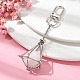 304 Stainless Steel Empty Stone Holder Pouch Pendant Decorations HJEW-TA00101-02-2
