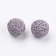 Perles de pierre de lave naturelle non cirées G-I190-14mm-B07-2