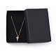 Letter Brass Micro Pave Cubic Zirconia Initial Pendants Necklaces NJEW-JN02585-18-6