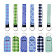 Biyun 12pcs 12 porte-clés pendentif en polyester de style KEYC-BY0001-02-1