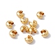Brass Crimp Beads Covers KK-P219-05C-G02-3