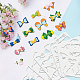 Plastic Drawing Painting Stencils Templates DIY-WH0222-013-5
