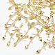 Brass Peg Bails Pendants KK-S347-081-2