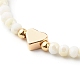 Bracelets de perles de nylon tressés réglables BJEW-JB06450-02-4