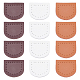 Etiqueta de bolso de cuero genuino de 3 colores chgcraft FIND-CA0001-66-1