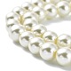 Chapelets de perles en verre nacré HY-XCP0004-01-8mm-3
