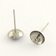 Accessoires de clous d'oreilles en 304 acier inoxydable STAS-R063-45-1