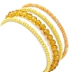 Set di braccialetti con ciondoli in lega di smalto e policotone (cotone poliestere) 4 pz 4 stile malocchio San Valentino BJEW-JB09618-04-5