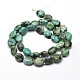 Brins de perles de pépites de turquoise (jaspe) africaines naturelles G-J336-13-2