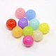 Imitation Jelly Acrylic Beads JACR-R001-10mm-M-1