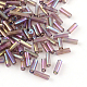 Tube AB-Color Plated Glass Bugle Beads SEED-R011-176-1