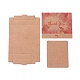 Картонные коробки из крафт-бумаги и серьги CON-L015-B03-2
