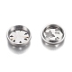 304 Stainless Steel Diffuser Locket Aromatherapy Essential Oil AJEW-N025-05P-3