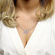 Shegrace 925 collares con colgante de plata esterlina JN752A-4
