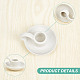 Gorgecraft Creative White Taper Candelabros de porcelana de estilo nórdico AJEW-GF0006-85A-6