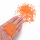 ガラスシリンダービーズ  シードビーズ  焼き付け塗料  丸い穴  ダークオレンジ  1.5~2x1~2mm  穴：0.8mm  約45000個/袋  約1ポンド/バッグ SEED-S047-A-007-6