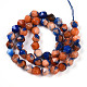 Chapelets de perles en jade blanc naturel teinté&nbsp;G-T139-8mm-45K-3