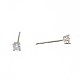 925 Sterling Silber Ohrstecker EJEW-BB39807-B-1