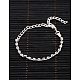 Iron Rhinestone Bridal Jewelry Sets: Necklaces SJEW-K007-02S-5